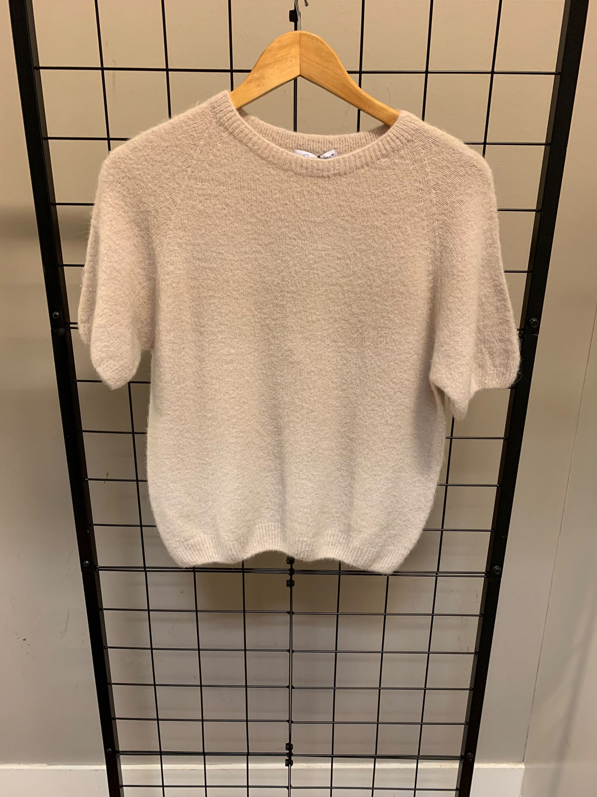 Alpaca trui met korte mouw