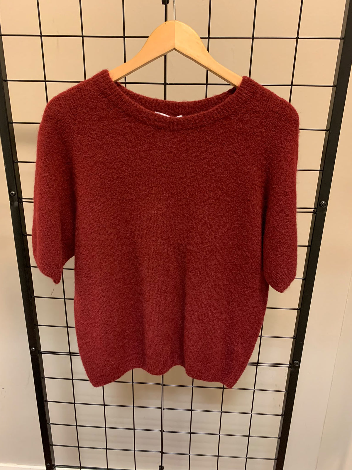 Alpaca trui met korte mouw