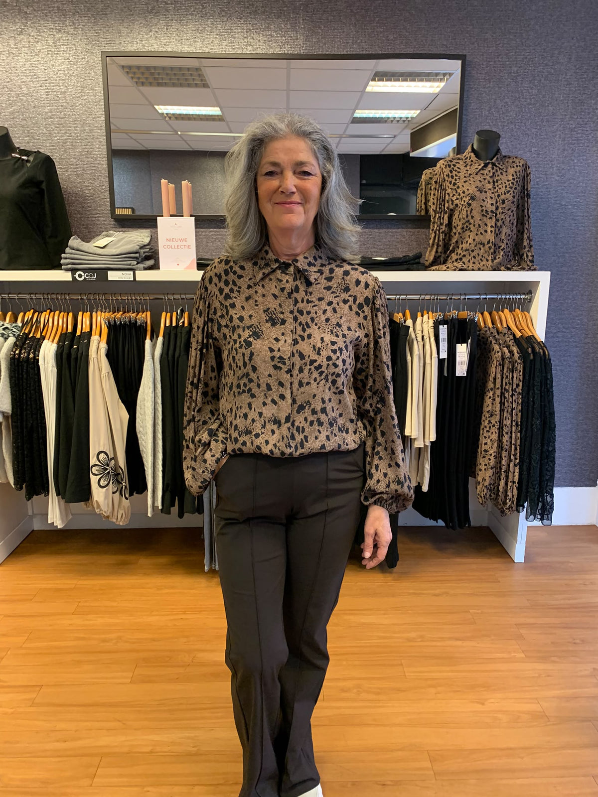 Blouse "Sammy"met lange mouw