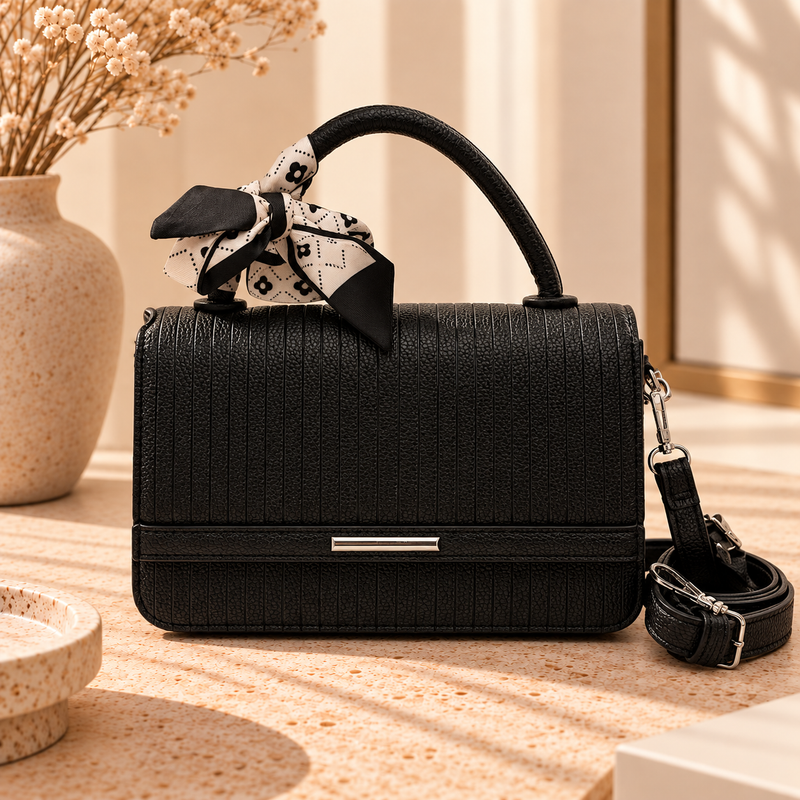 Luna Noir Handbag